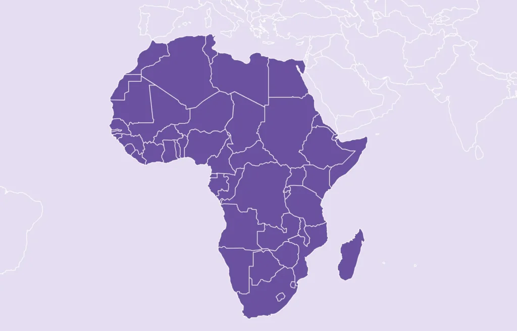 Map of africa